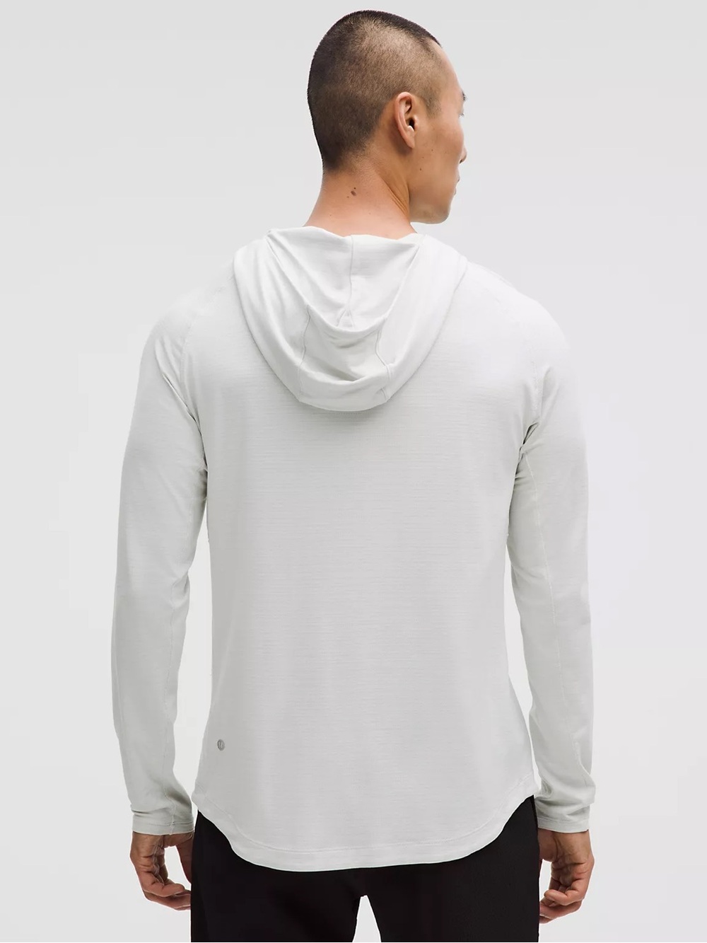 Lululemon License to Train Hoodie Men’s Light Gray Long Sleeve Performance